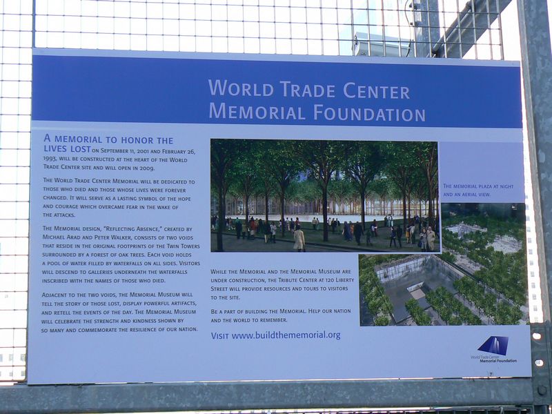 2006_Ground Zero Memorial Fundation.JPG